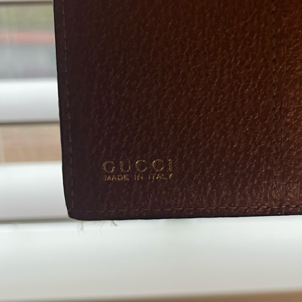 Authentic Gucci Horsebit Vintage Leather Trifold Wallet - Picture 6 of 10